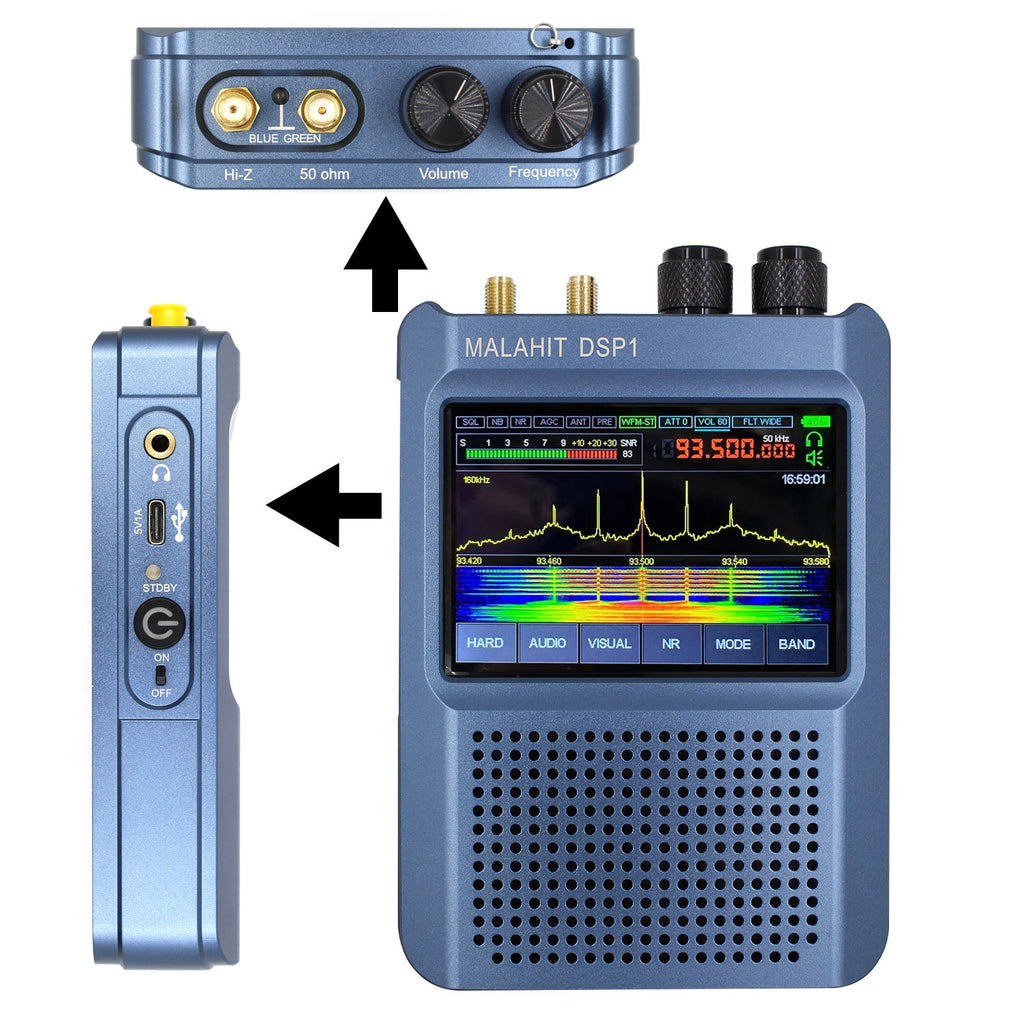 V9 Version 1.10D Malahit-DSP1 SDR Receiver - SDR receiver for sale