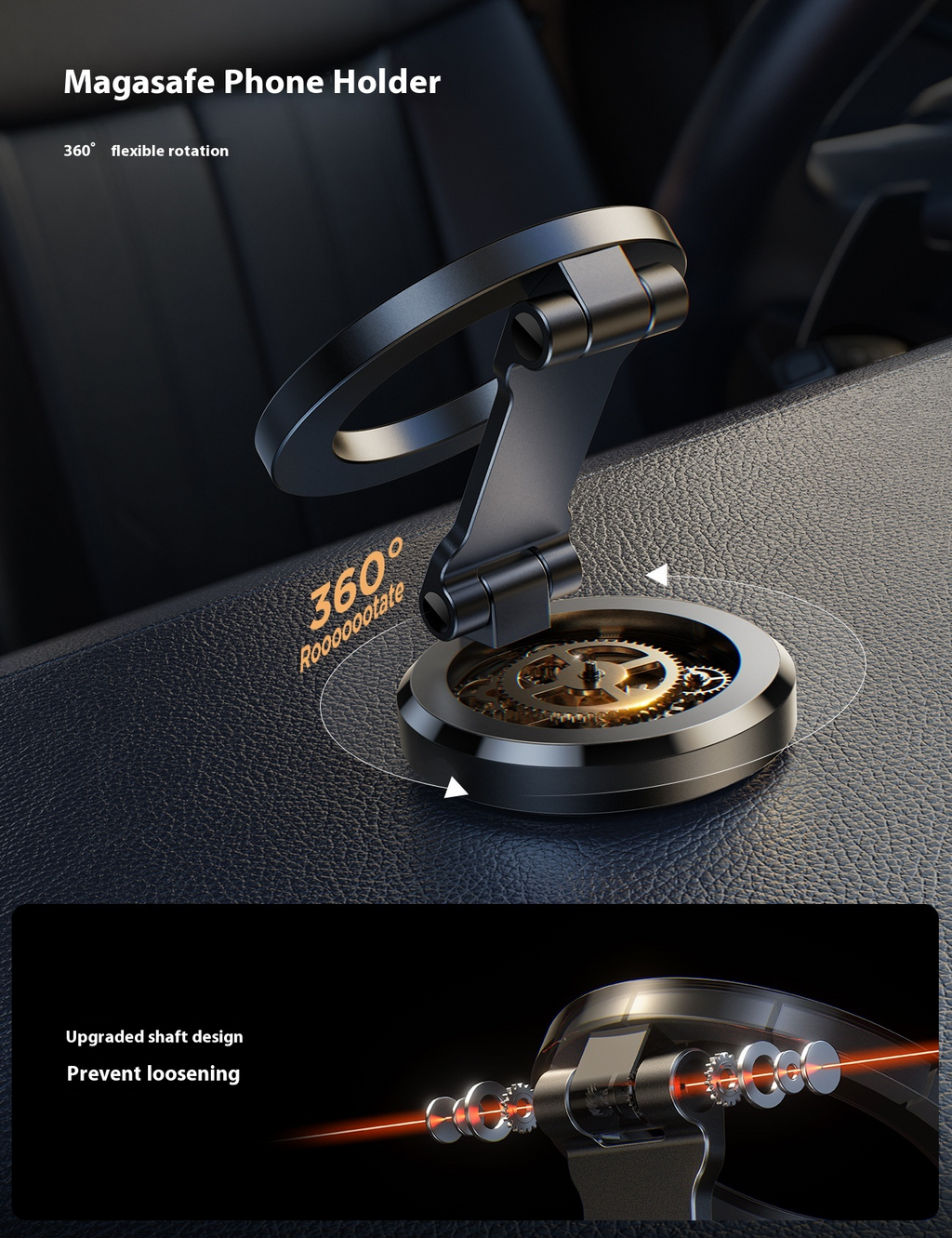 MagSafe Car Mount Phone Holder (DK-only)